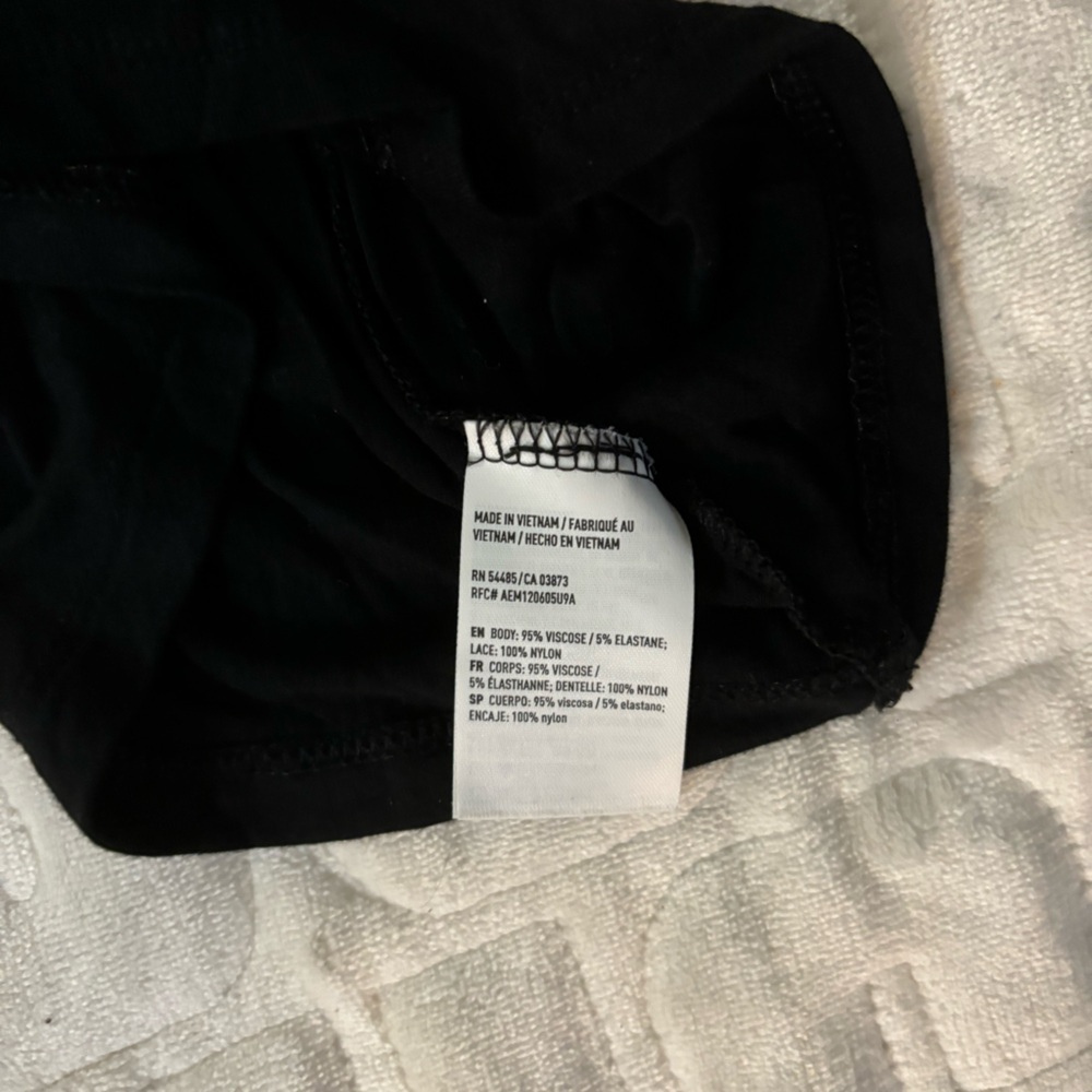 American Eagle Black Soft and Sexy Flowy Tank Top Women’s Size XL - Picture 3 of 9